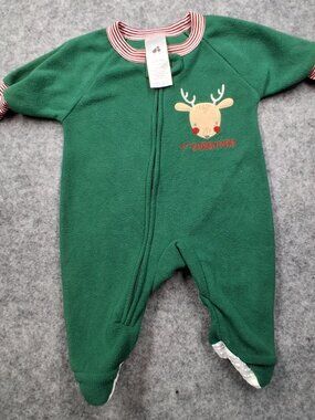Just Born Infant sleeper size 0/3 months red and green good condition